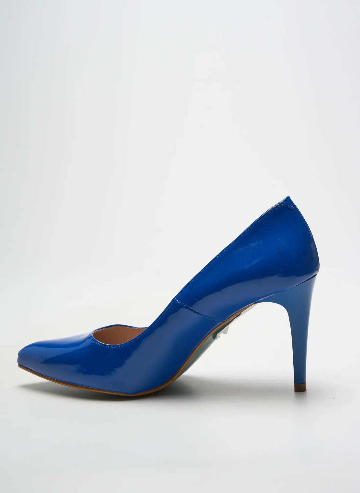 Escarpins Giulia Bleu Talon De 7 À 9cm