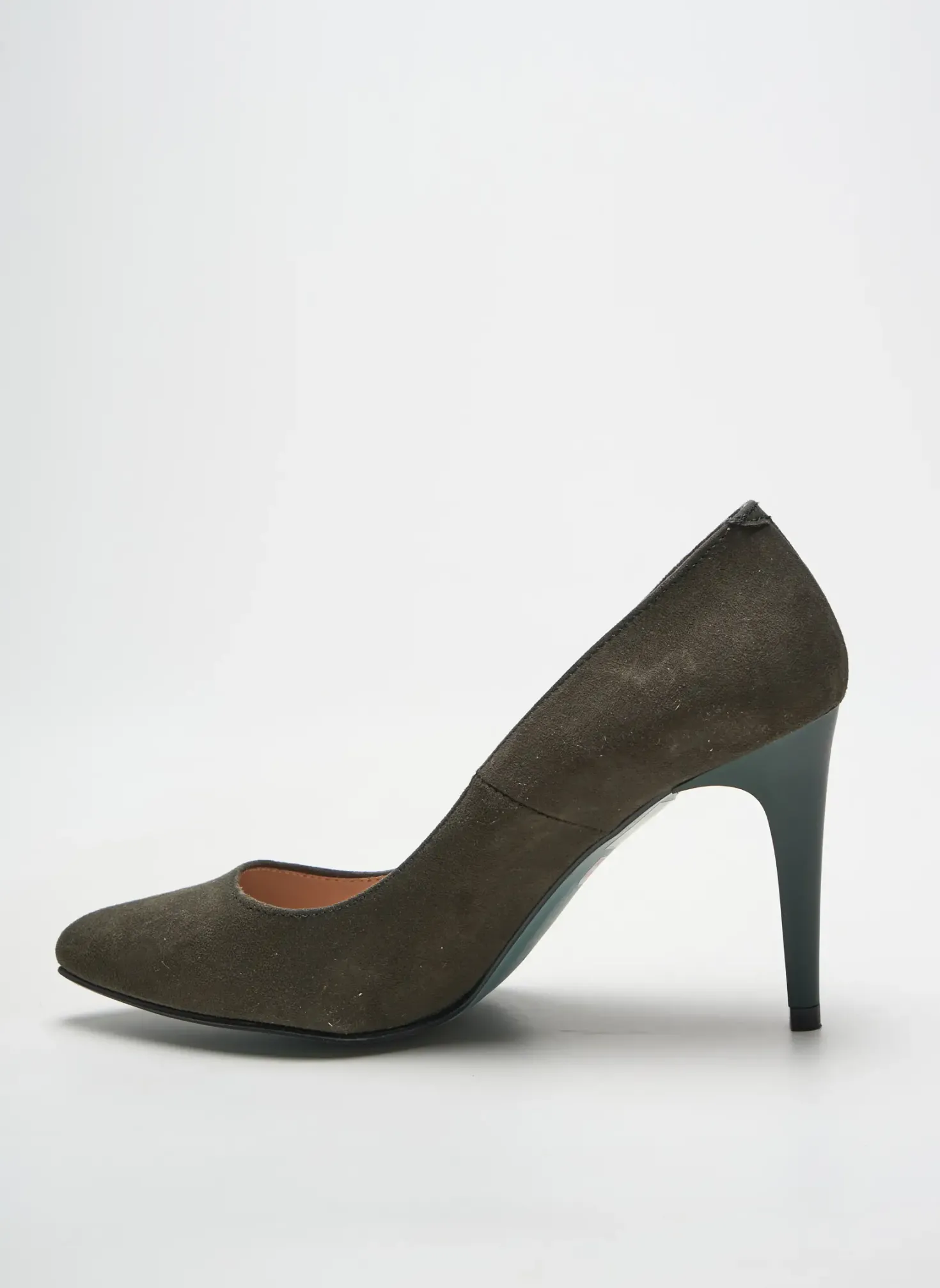 Escarpins Giulia Vert Talon De 7 À 9cm