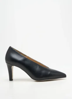 Escarpins Heine Noir Talon De 7 À 9cm