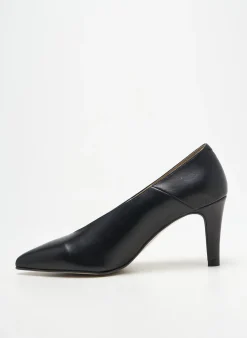 Escarpins Heine Noir Talon De 7 À 9cm