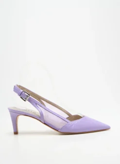 Escarpins Heine Violet Talon De 4 À 6cm