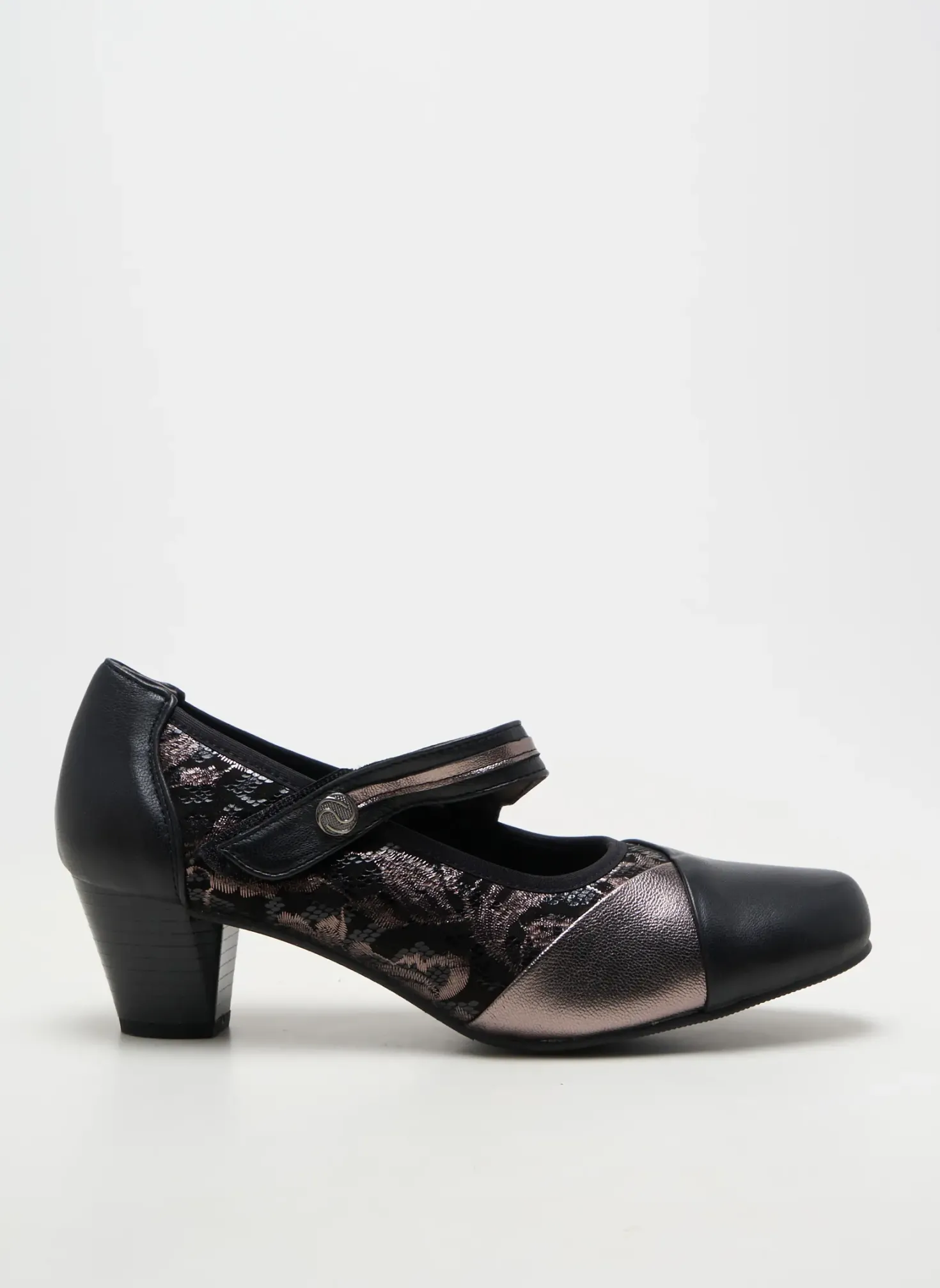 Escarpins Infini Noir Talon De 4 À 6cm