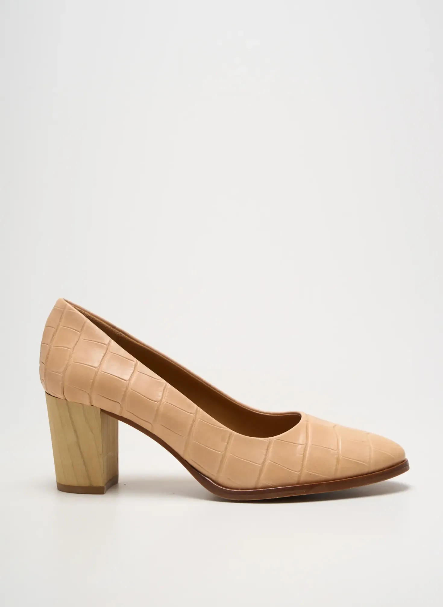 Escarpins Jhay Beige Fonce Talon De 7 À 9cm