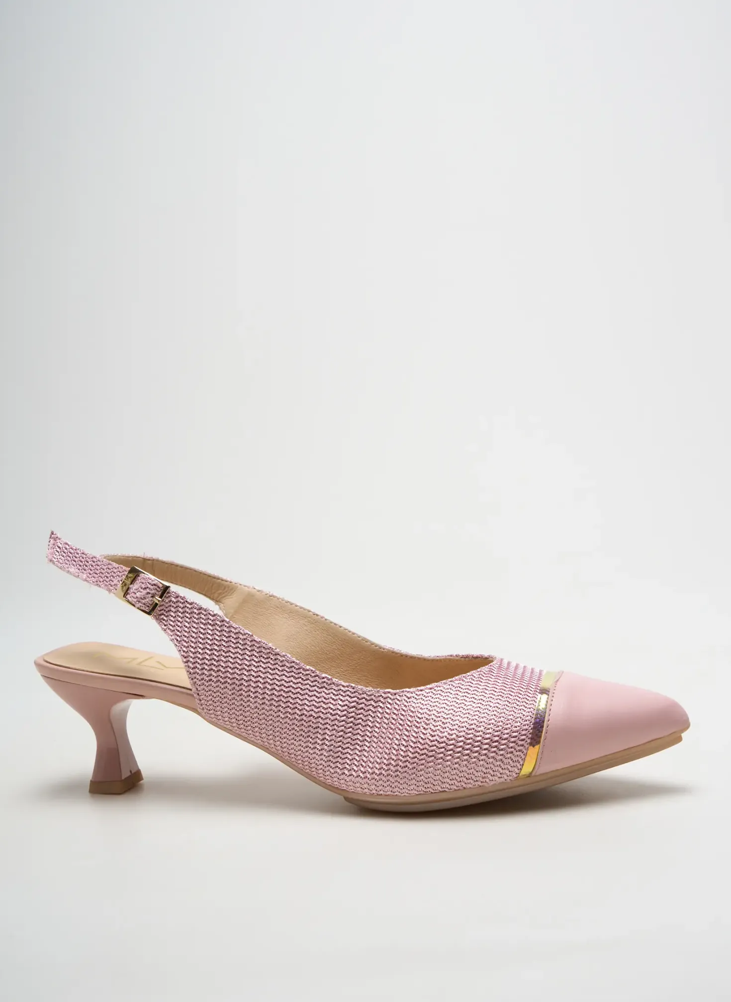 Escarpins Mlv Rose Talon De 4 À 6cm