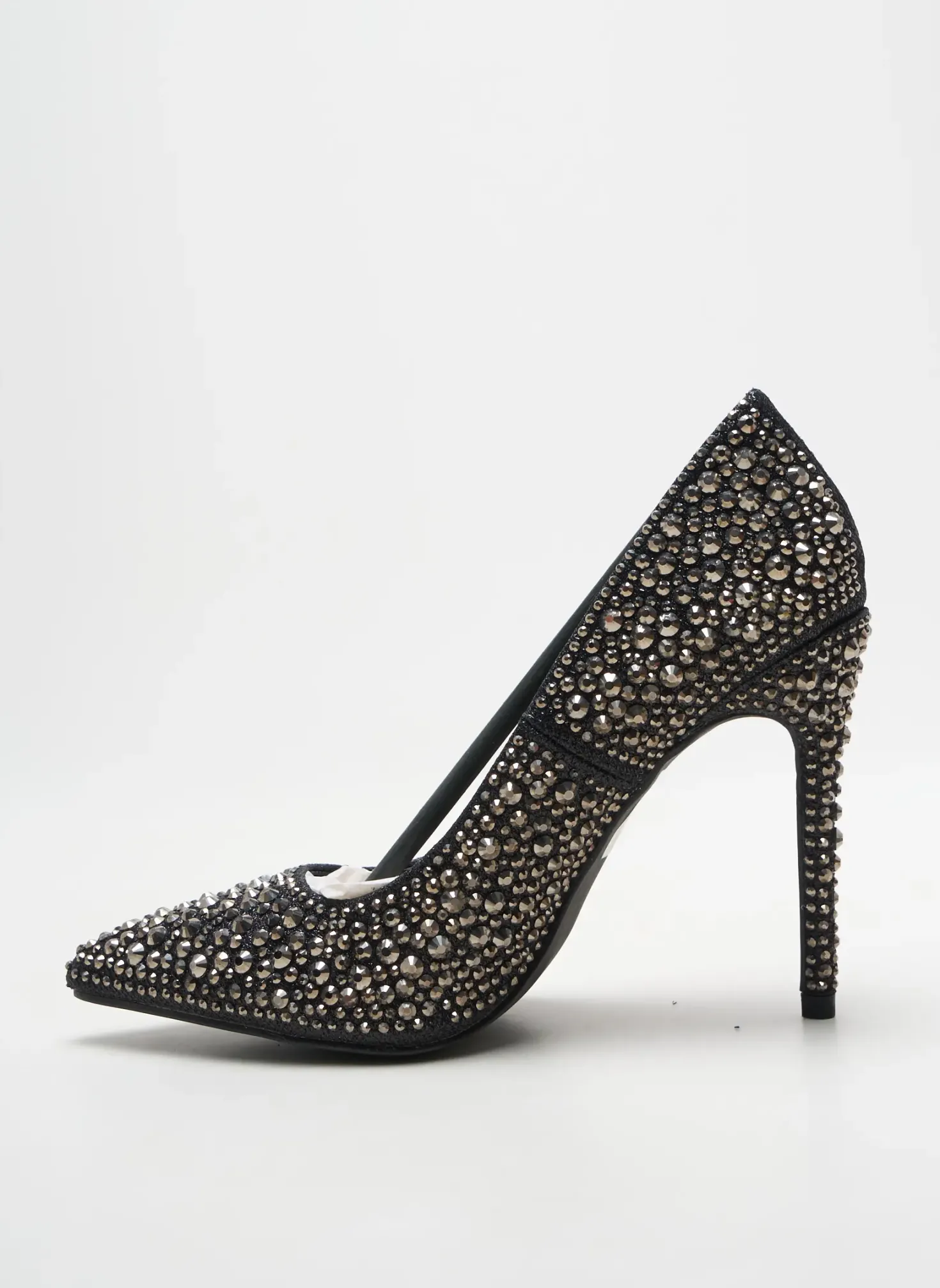 Escarpins Moow Noir Talon Haut De 10cm Et Plus