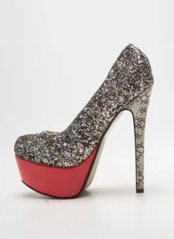 Escarpins Sergio Todzi Rose Talon Haut De 10cm Et Plus