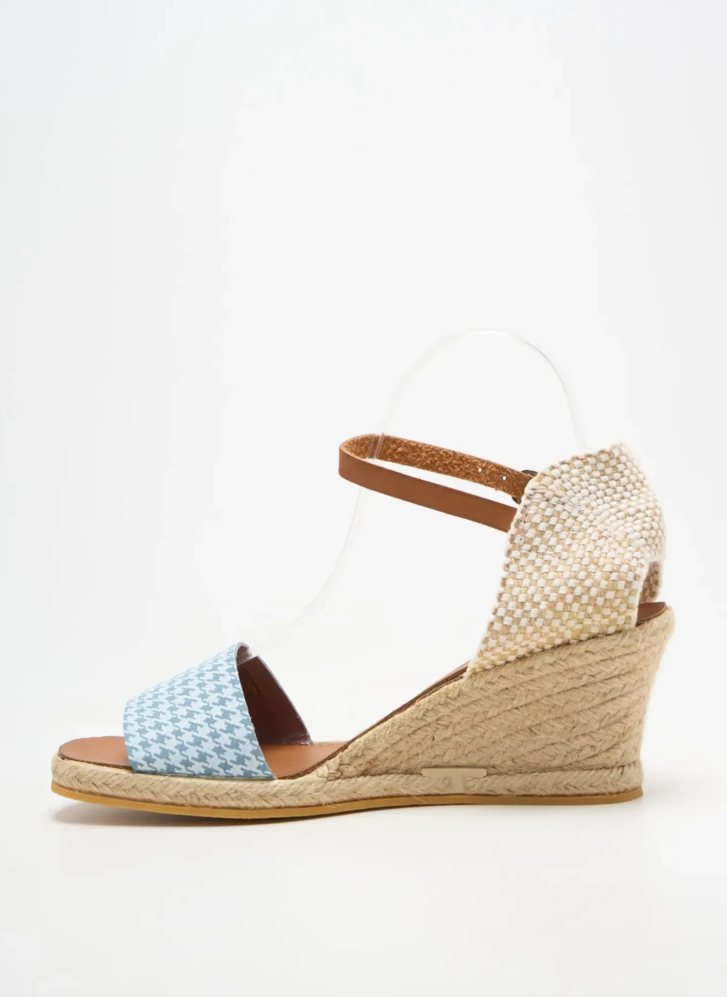 Espadrilles Bella Storia Bleu Talon De 4 À 6cm