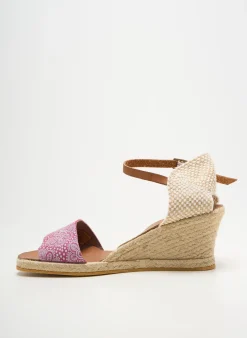 Espadrilles Bella Storia Rose Talon De 7 À 9cm
