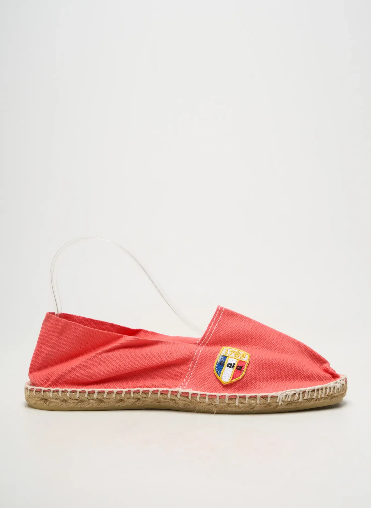 Espadrilles Cala 1789 Orange Talon Plat Jusqu'à 3cm