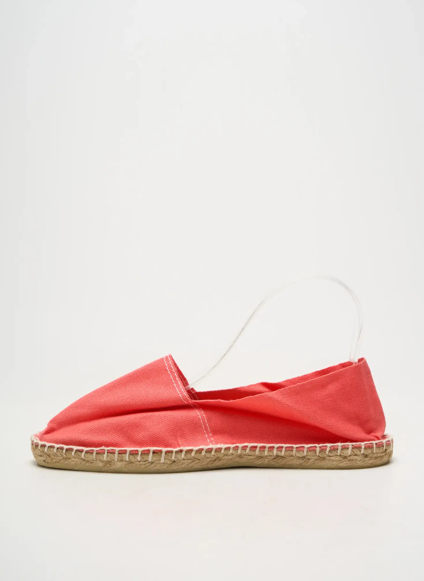 Espadrilles Cala 1789 Orange Talon Plat Jusqu'à 3cm