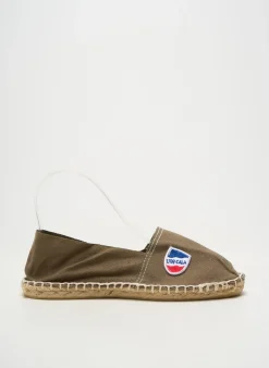 Espadrilles Cala 1789 Vert Talon Plat Jusqu'à 3cm