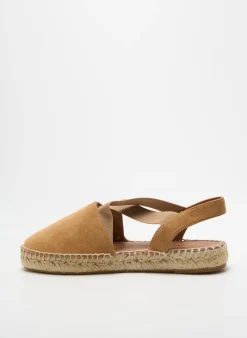 Espadrilles Carmen Saiz Marron Talon Plat Jusqu'à 3cm