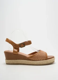 Espadrilles Emilie Karston Marron Talon De 4 À 6cm