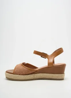 Espadrilles Emilie Karston Marron Talon De 4 À 6cm
