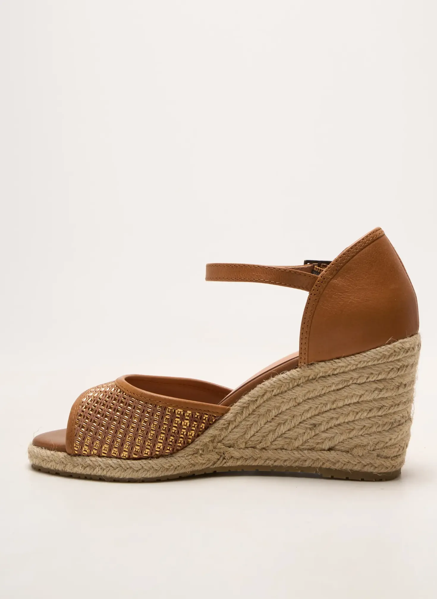 Espadrilles Emilie Karston Marron Talon De 7 À 9cm
