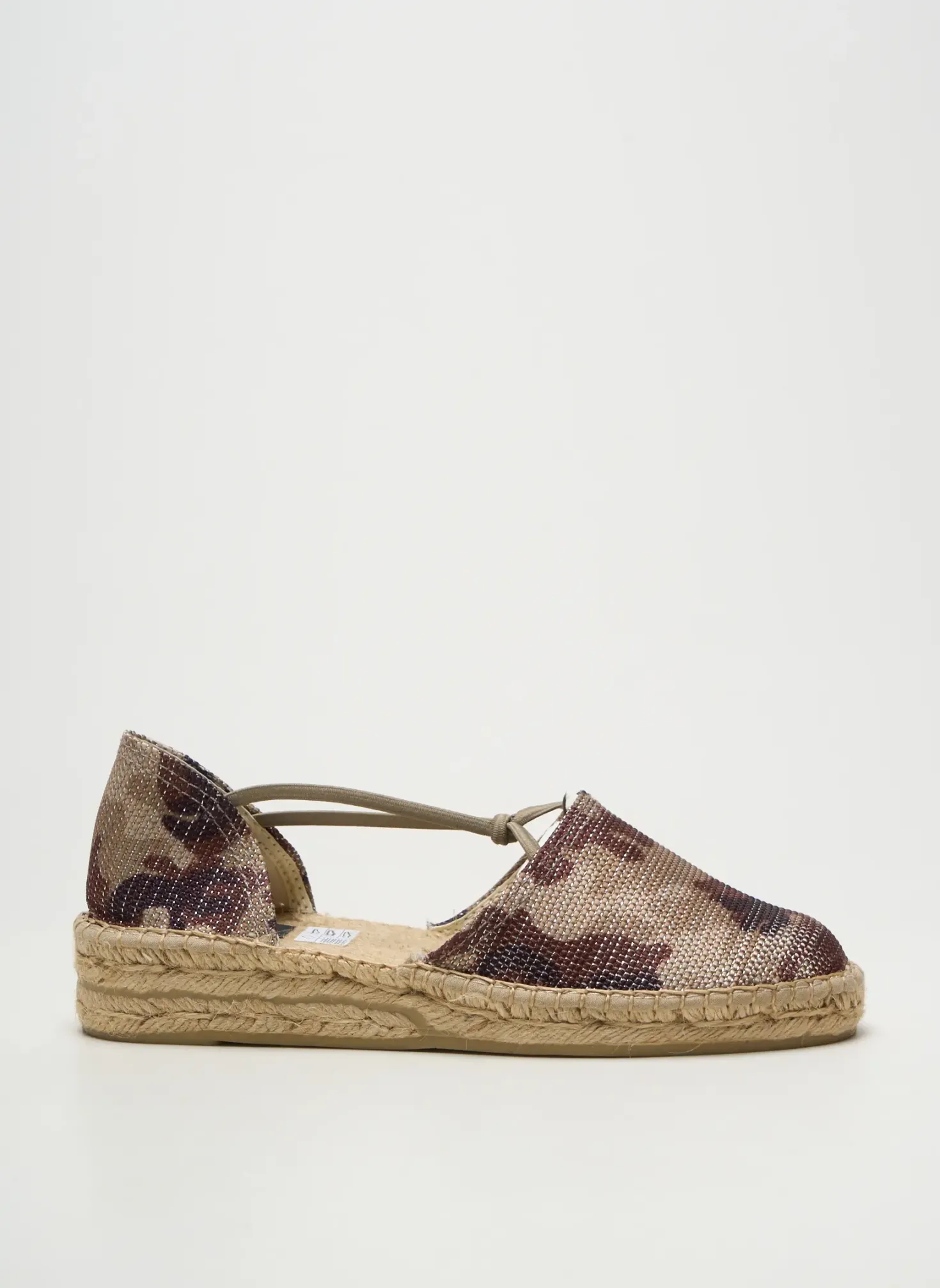 Espadrilles Emma Beige Talon Plat Jusqu'à 3cm