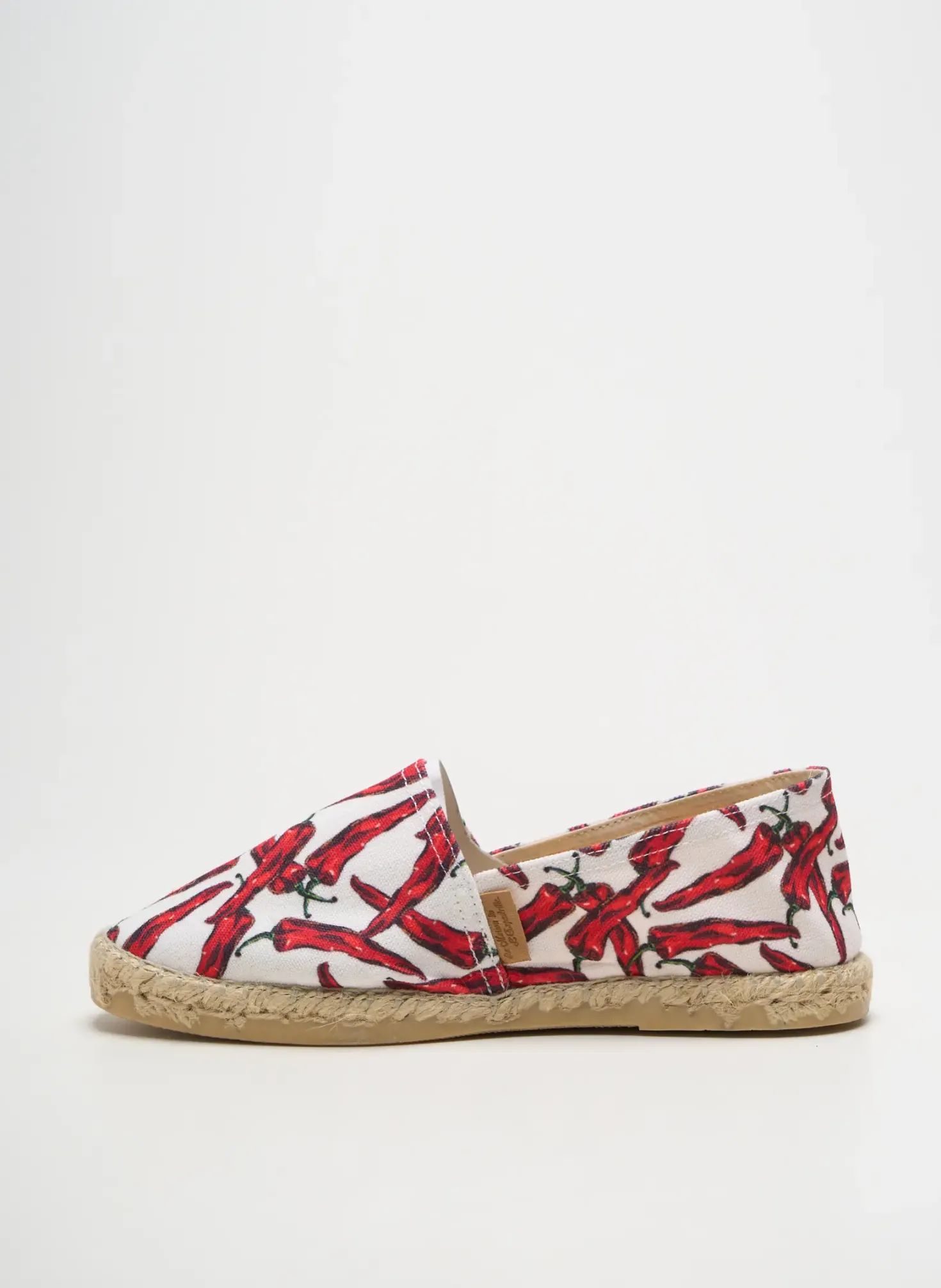 Espadrilles La Maison De L'espadrille Blanc Talon Plat Jusqu'à 3cm