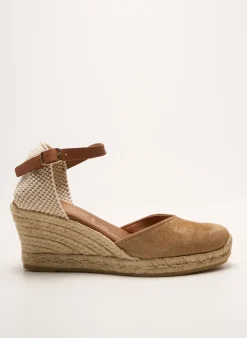 Espadrilles La Maison De L'espadrille Marron Talon De 7 À 9cm