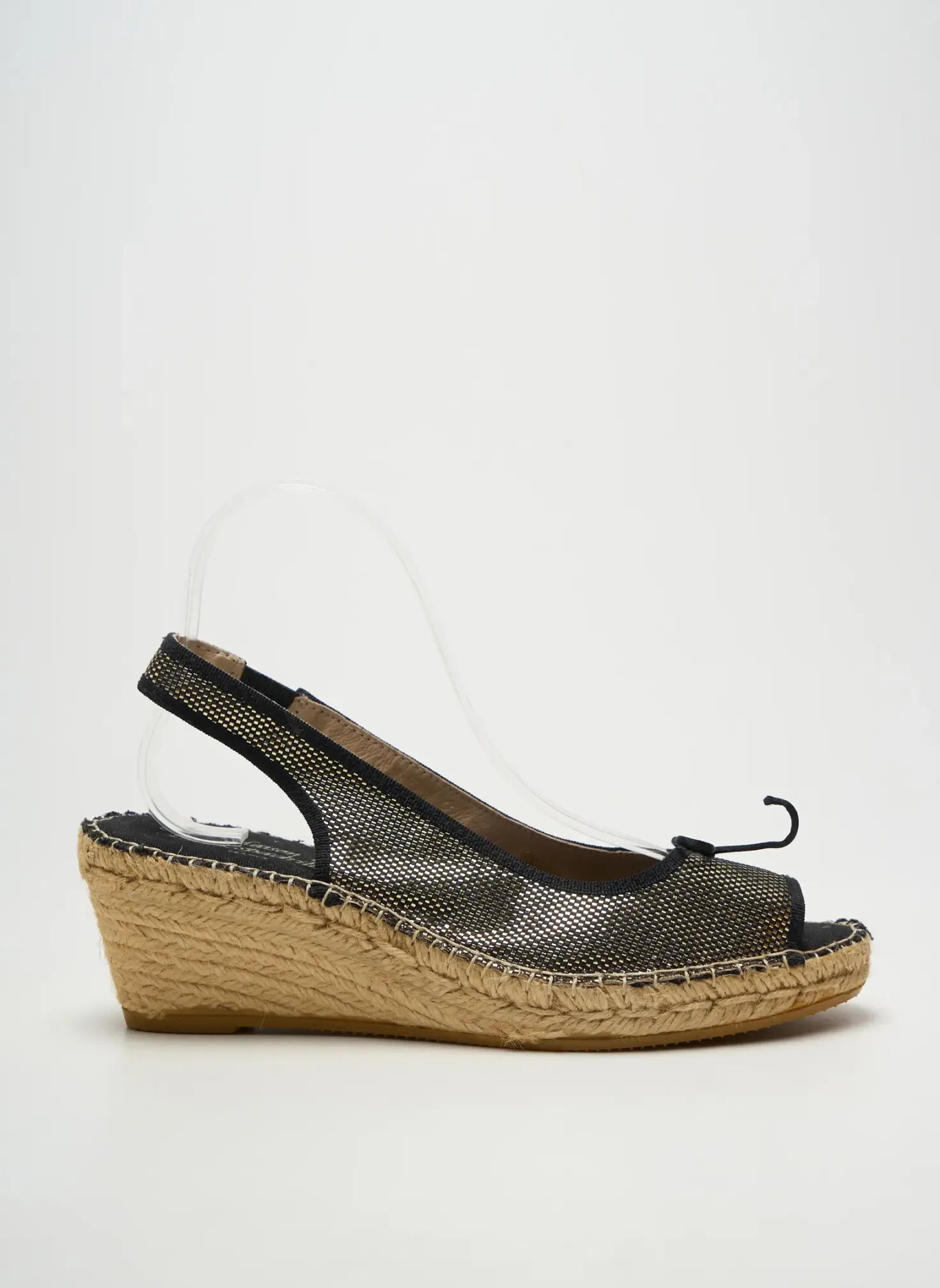 Espadrilles La Maison De L'espadrille Vert Talon De 4 À 6cm