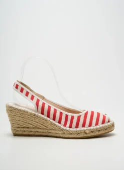 Espadrilles La Maison De L'espadrille Rouge Talon De 7 À 9cm