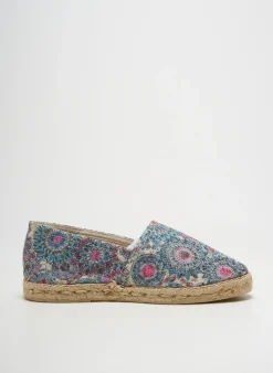 Espadrilles La Maison De L'espadrille Bleu Talon Plat Jusqu'à 3cm