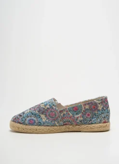 Espadrilles La Maison De L'espadrille Bleu Talon Plat Jusqu'à 3cm