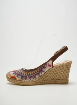 Espadrilles La Maison De L'espadrille Marron Talon De 7 À 9cm