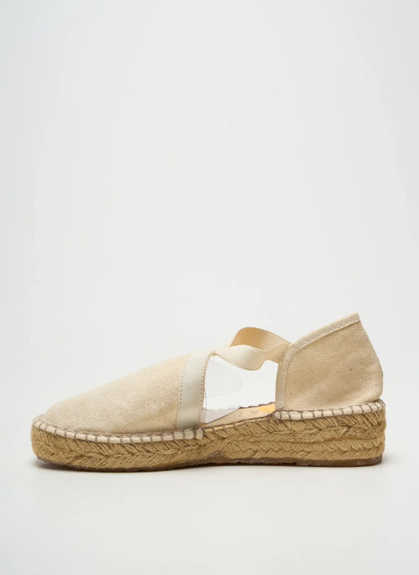 Espadrilles La Maison De L'espadrille Beige Talon De 4 À 6cm