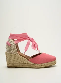 Espadrilles La Maison De L'espadrille Argent Talon De 7 À 9cm