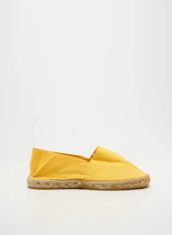 Espadrilles La Maison De L'espadrille Jaune Talon Plat Jusqu'à 3cm