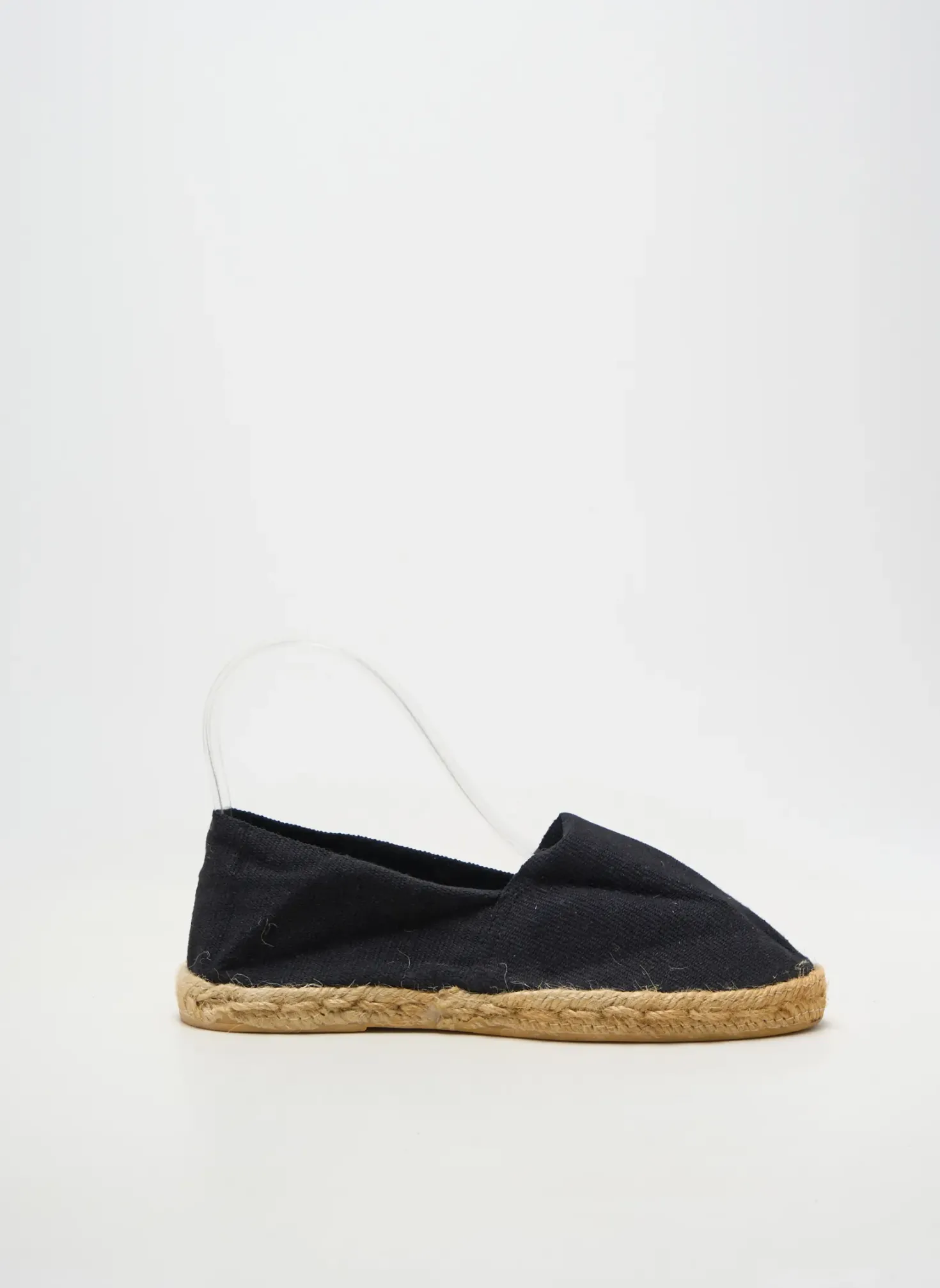 Espadrilles La Maison De L'espadrille Noir Talon Plat Jusqu'à 3cm