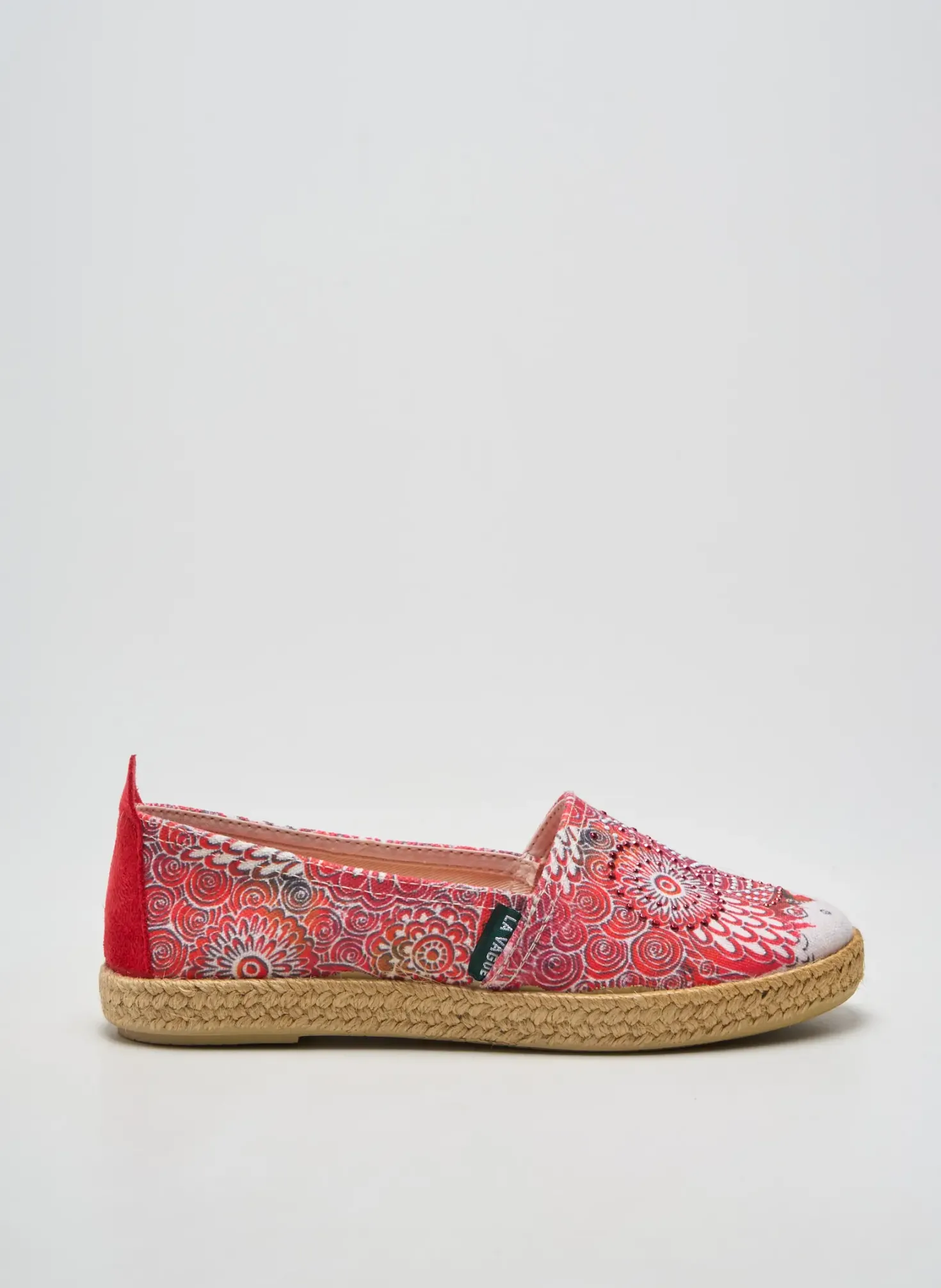 Espadrilles La Vague Rouge Talon Plat Jusqu'à 3cm