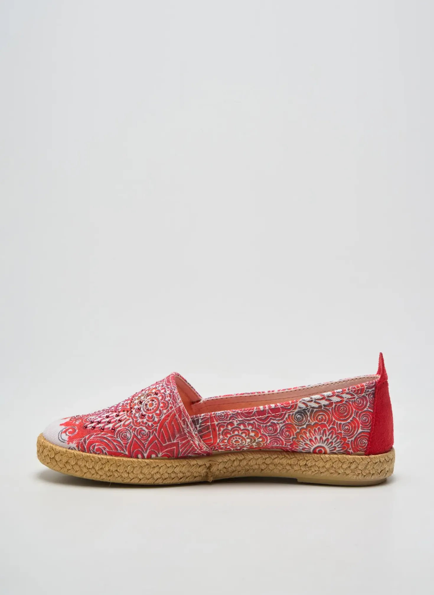 Espadrilles La Vague Rouge Talon Plat Jusqu'à 3cm