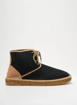 Espadrilles Lormy Noir Bout Rond