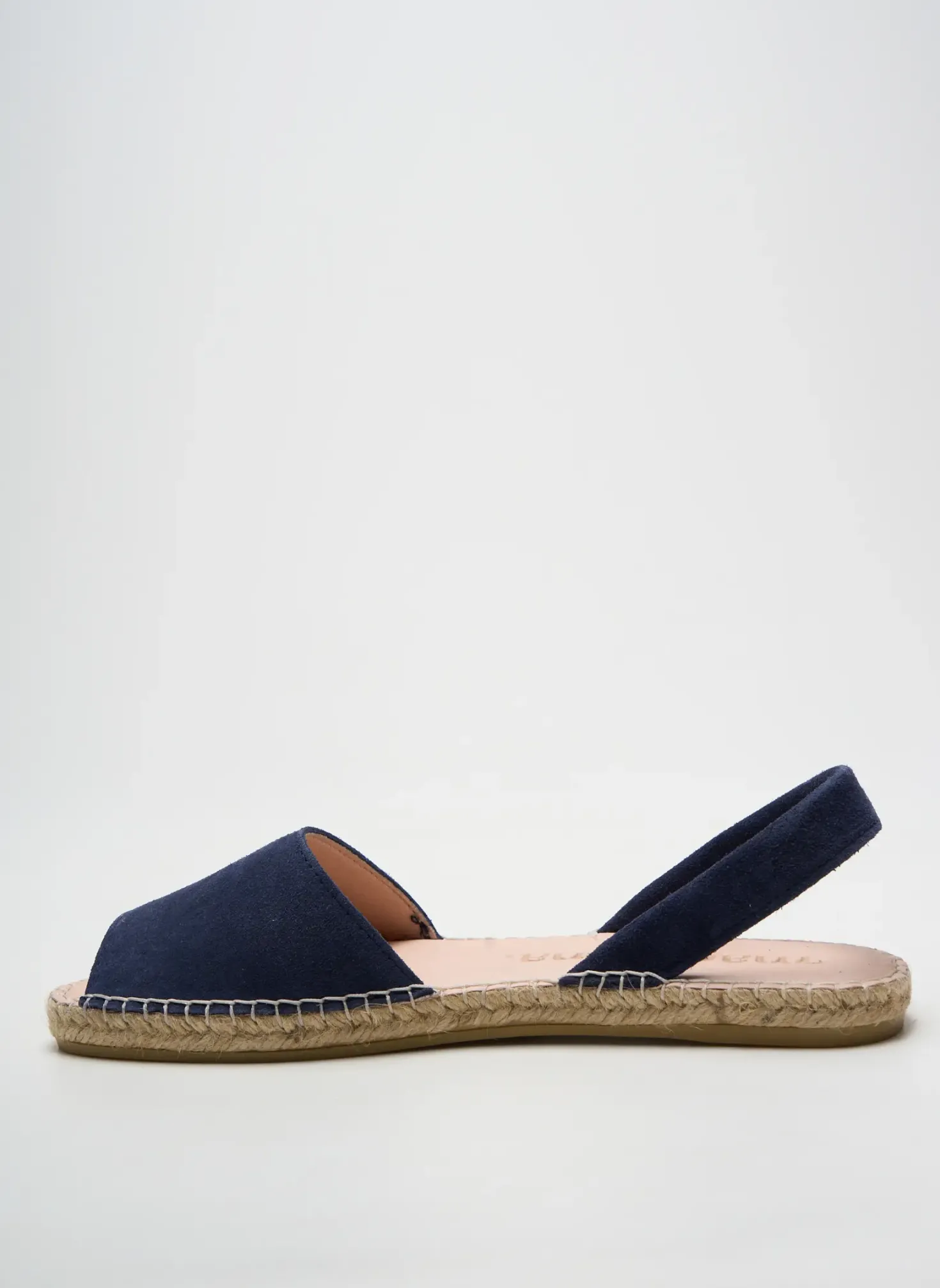 Espadrilles Macarena Bleu Fonce Talon Plat Jusqu'à 3cm