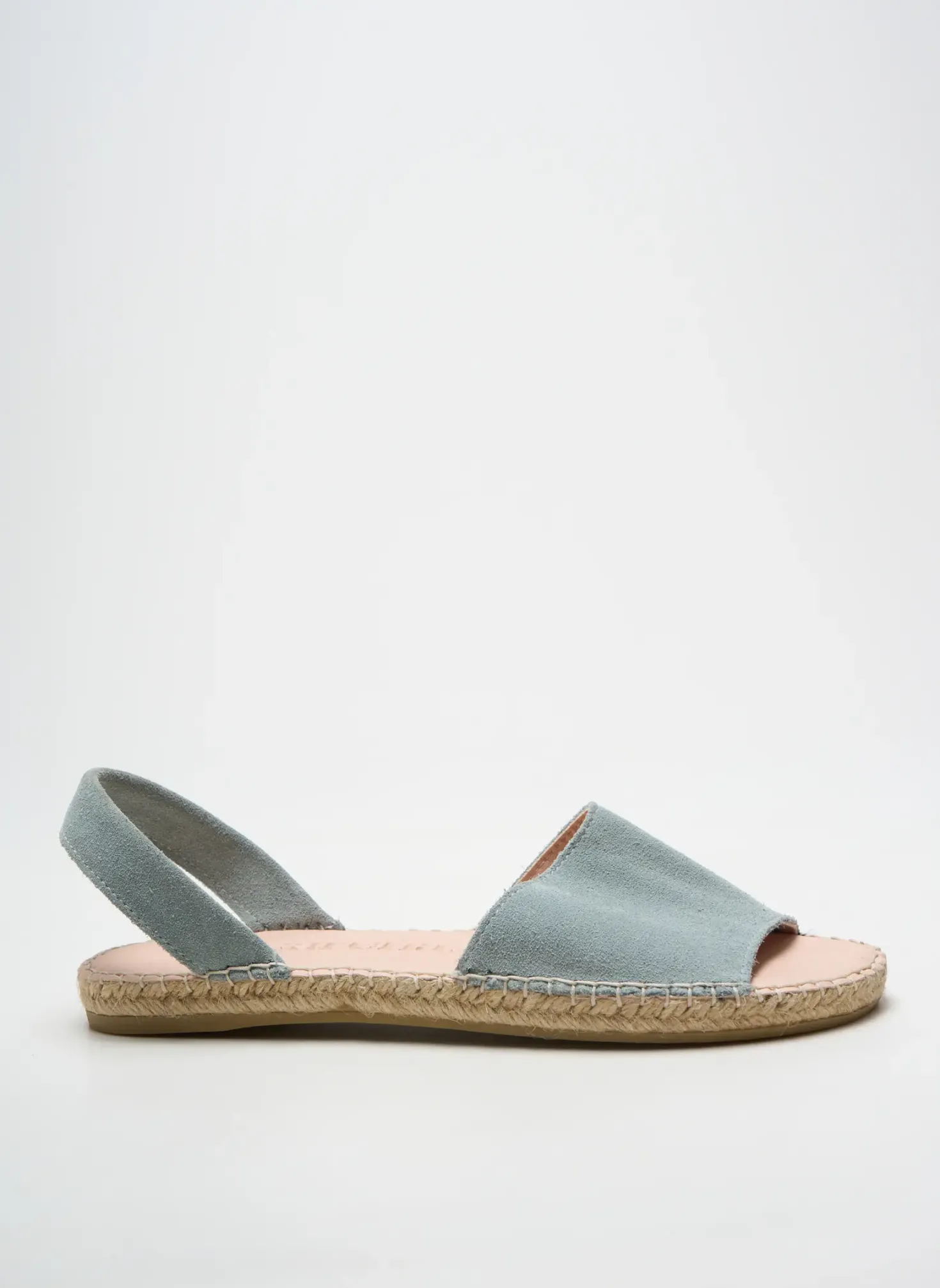 Espadrilles Macarena Bleu Talon Plat Jusqu'à 3cm