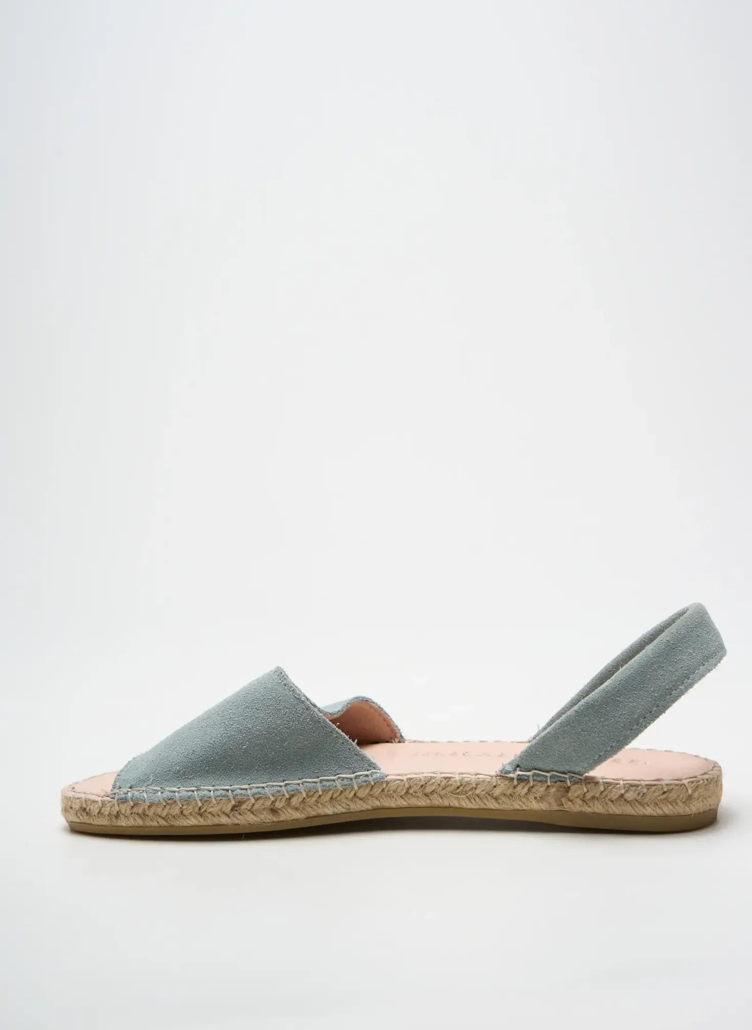 Espadrilles Macarena Bleu Talon Plat Jusqu'à 3cm