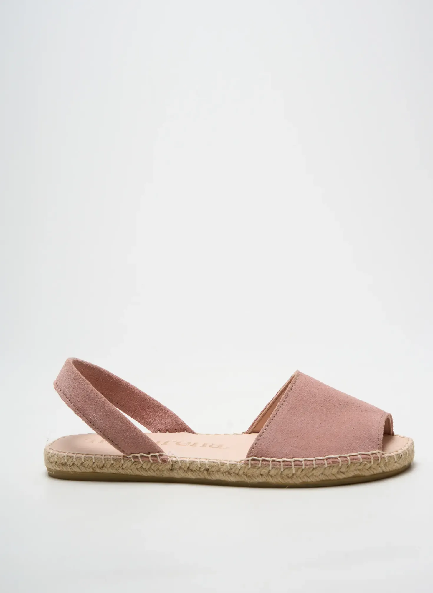 Espadrilles Macarena Rose Talon Plat Jusqu'à 3cm