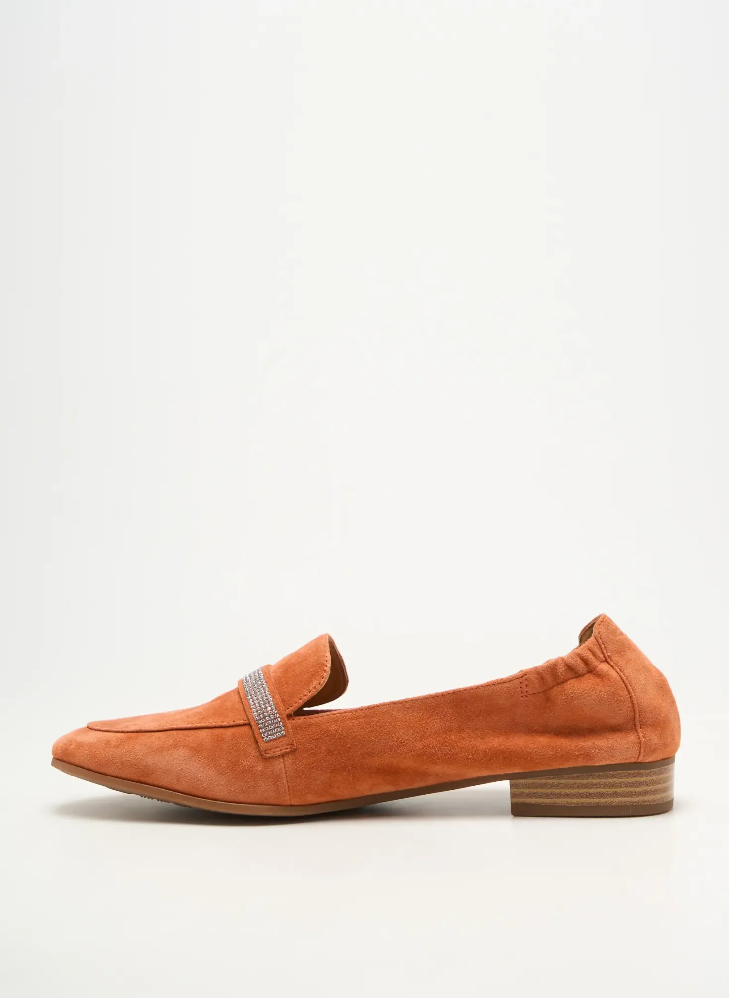 Espadrilles Mam'zelle Orange Talon Plat Jusqu'à 3cm