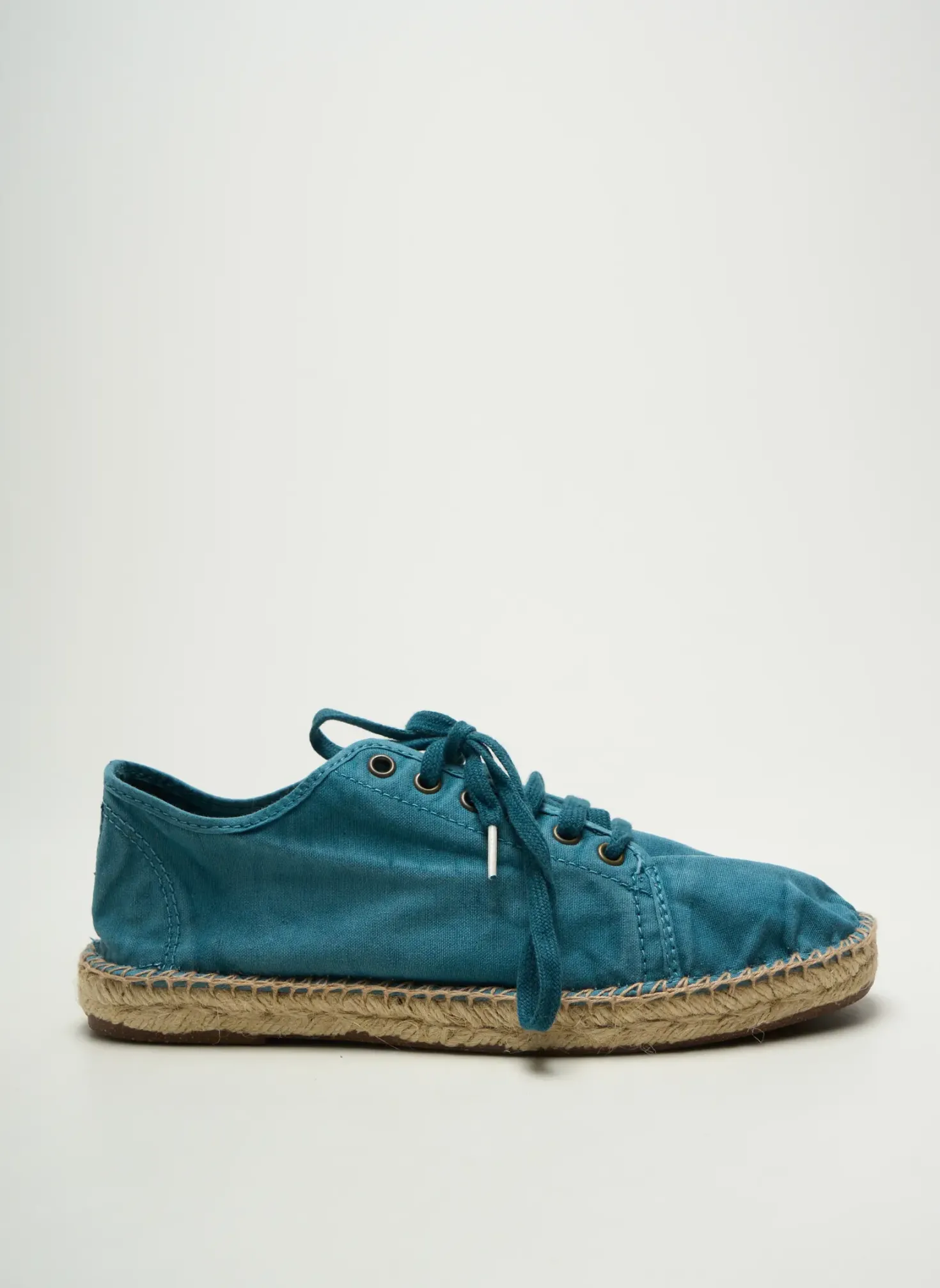 Espadrilles Natural World Bleu Fonce Bout Rond