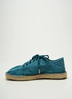 Espadrilles Natural World Bleu Fonce Bout Rond