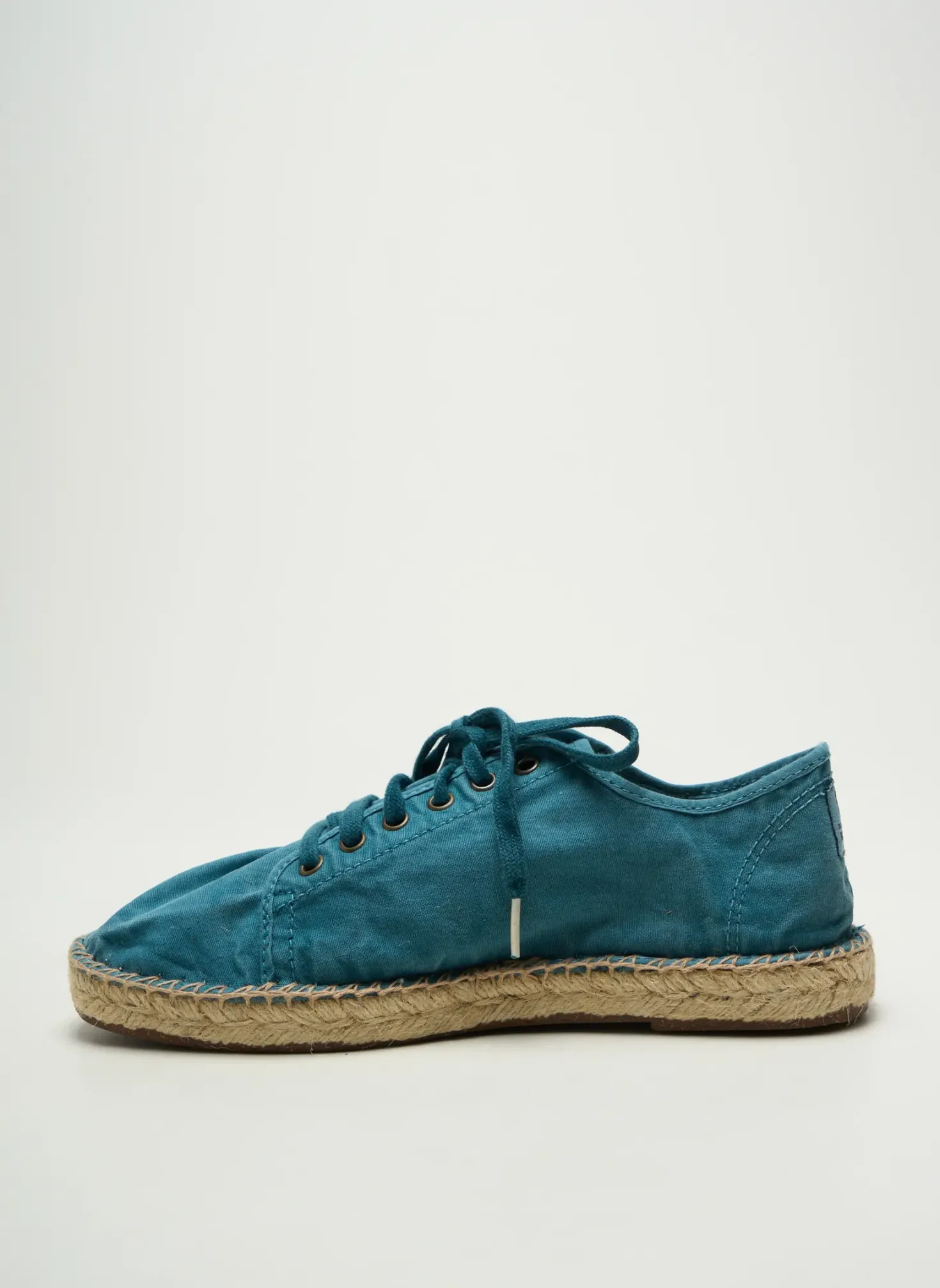 Espadrilles Natural World Bleu Fonce Bout Rond