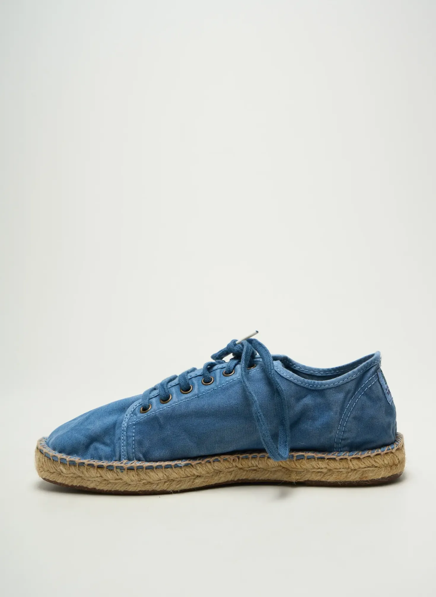 Espadrilles Natural World Bleu Bout Rond