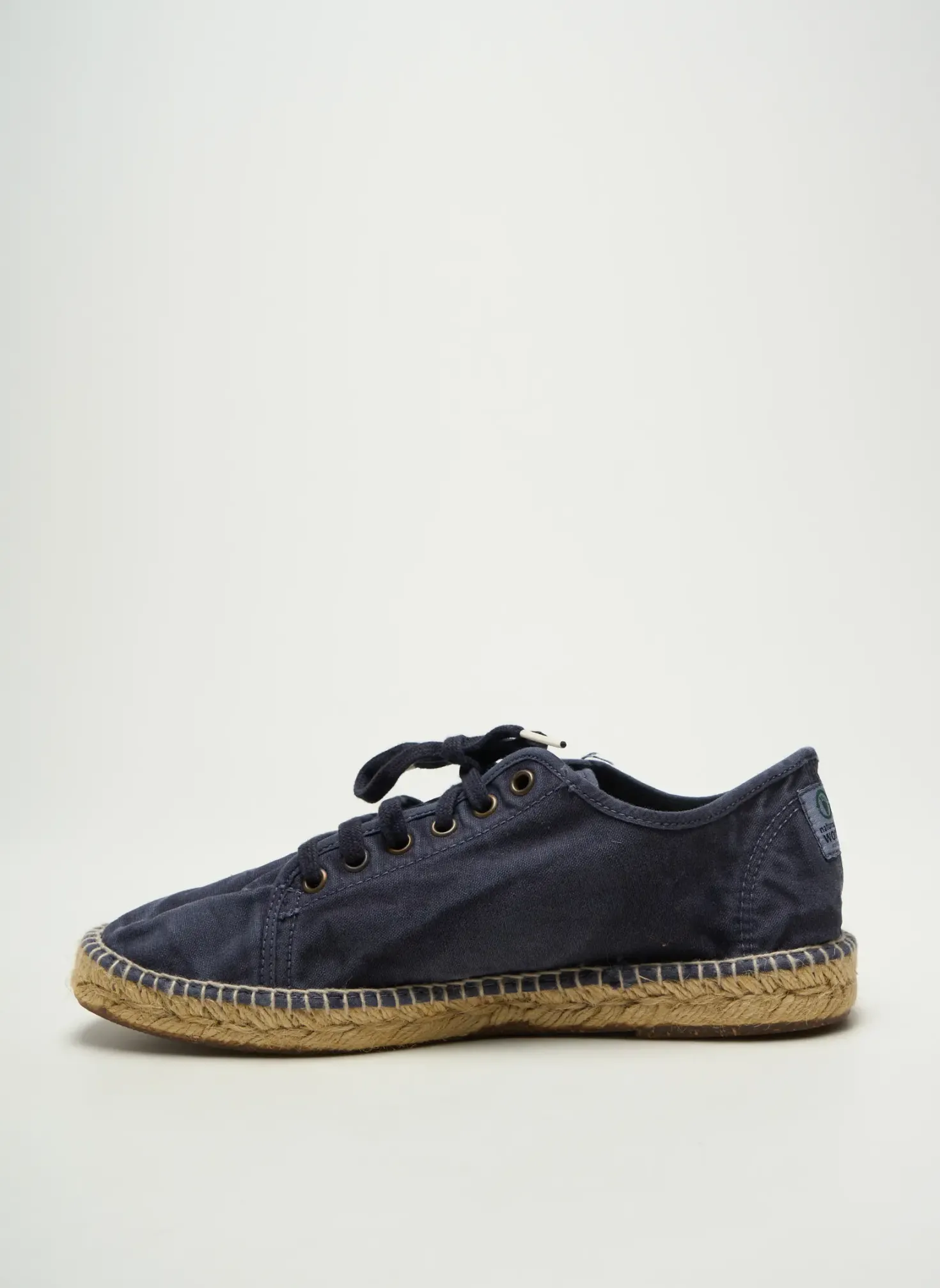 Espadrilles Natural World Bleu Bout Rond
