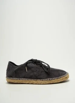 Espadrilles Natural World Noir Bout Rond