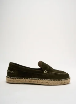 Espadrilles Natural World Vert Bout Rond