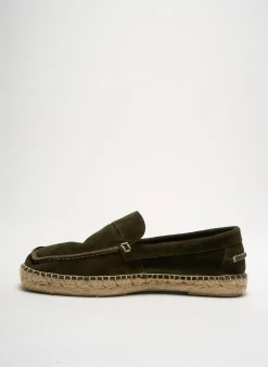 Espadrilles Natural World Vert Bout Rond