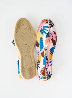 Espadrilles Payote Blanc Talon Plat Jusqu'à 3cm