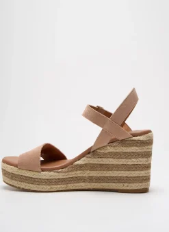 Espadrilles Popa Rose Talon De 7 À 9cm