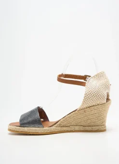 Espadrilles Thierry 21 Noir Talon De 4 À 6cm
